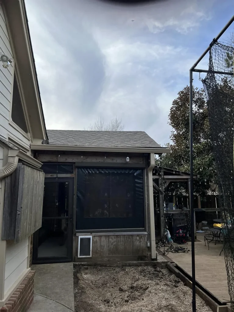After residential tree removal